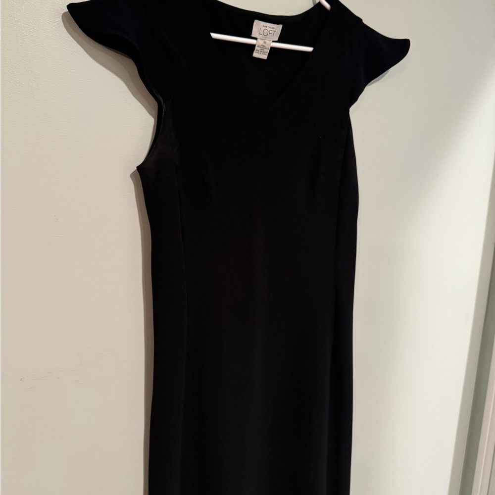 LOFT Black Mini Dress